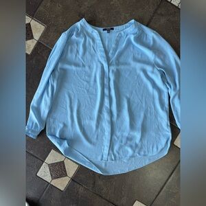 NYDJ Light Blue Blouse